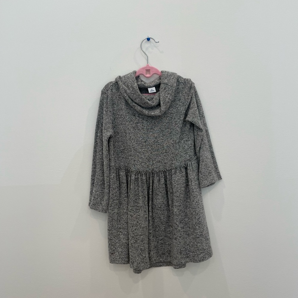 Old Navy Toddler Girl Long Sleeve Turtle Neck Thermal Dress 3T